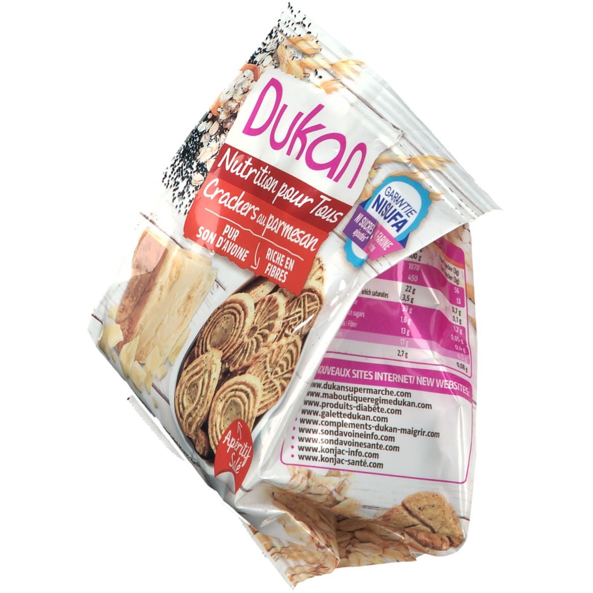 Dukan Mini sablés au Parmesan et graines