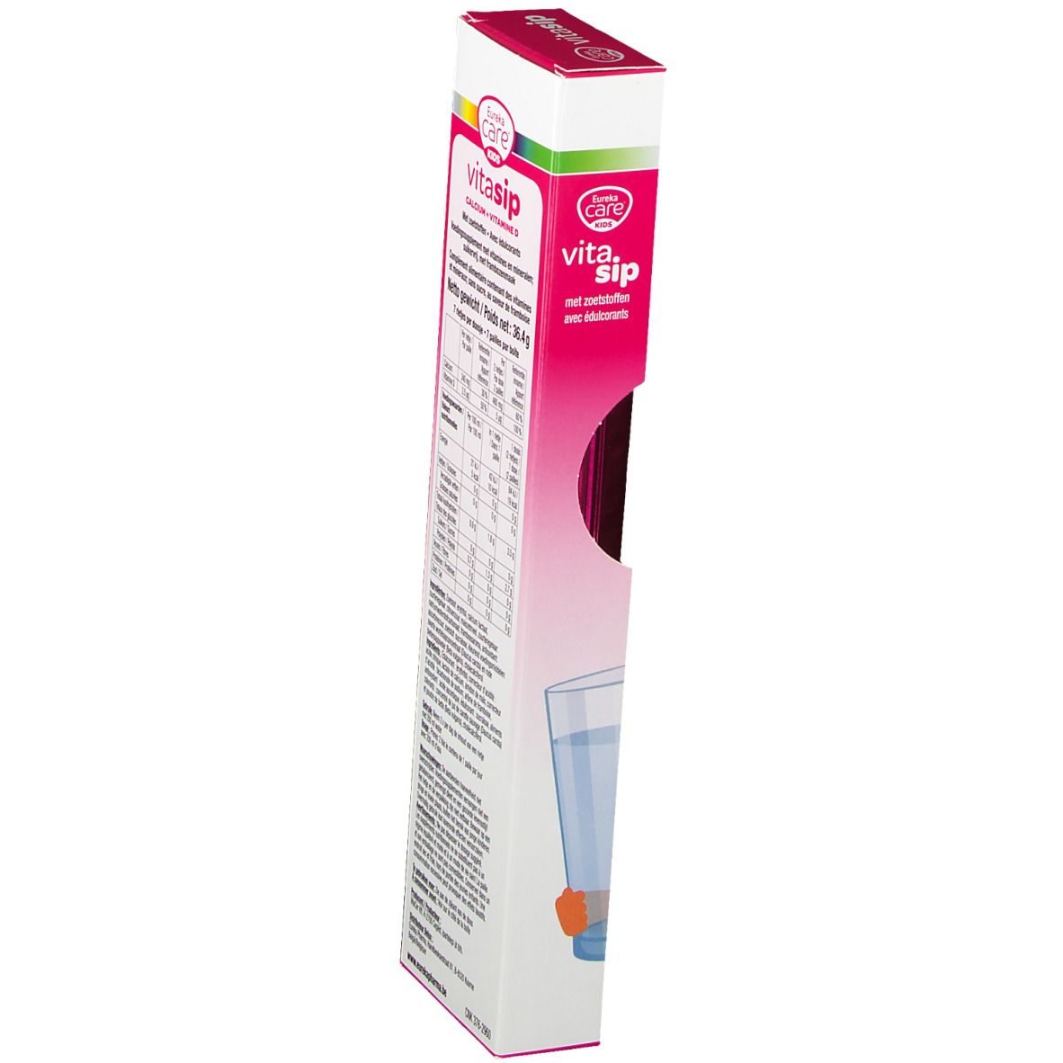 Eureka Care® Vitasip Calcium + Vitamine Framboise