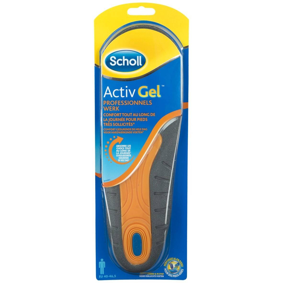 Scholl® ActivGel™ Semelles Professionnels Homme