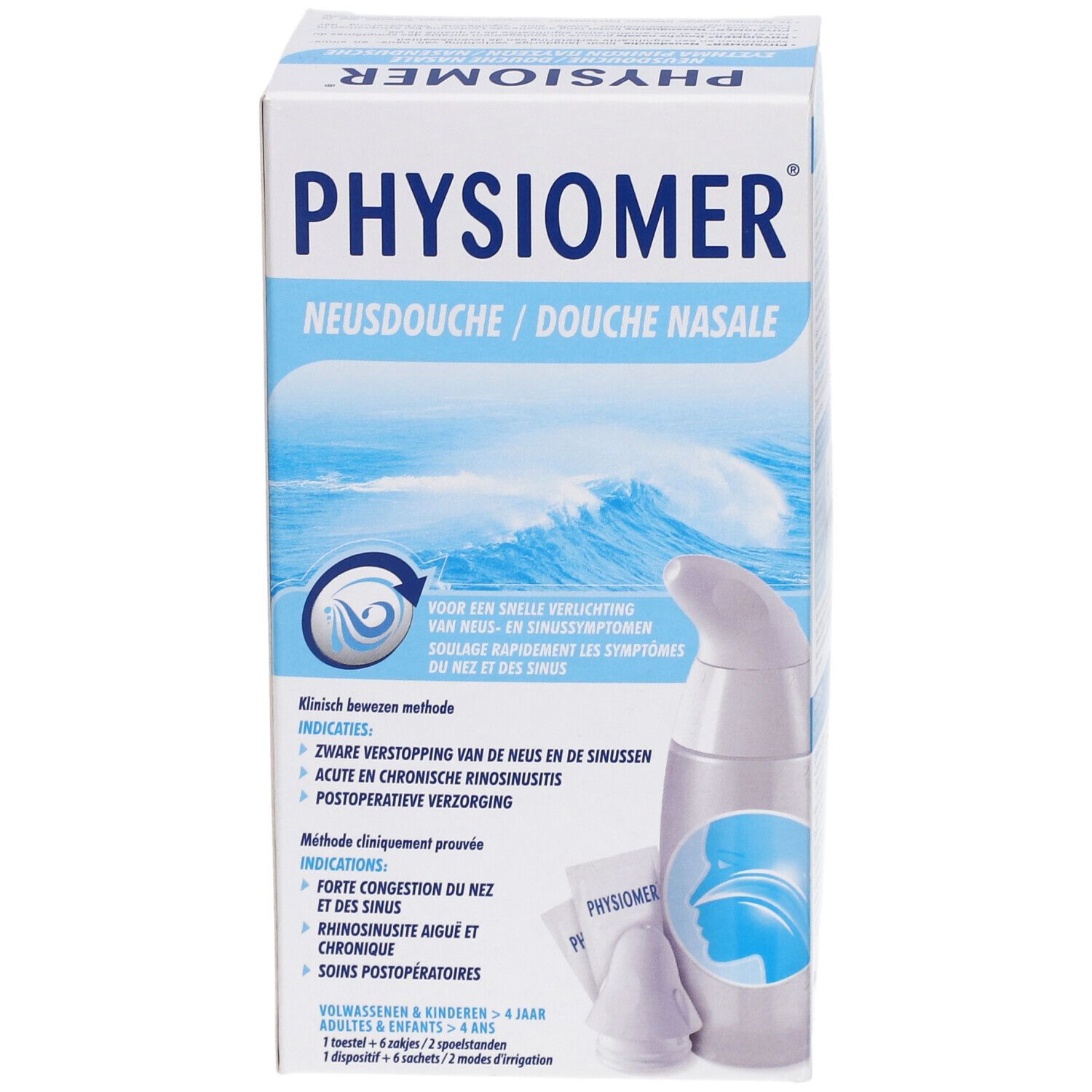 PHYSIOMER® Sinusite Douche Nasale 1 pc(s) - Redcare Pharmacie