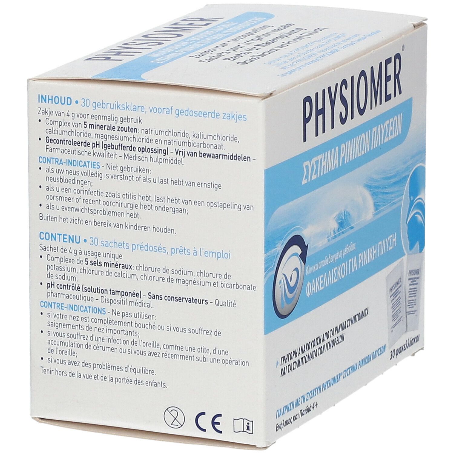 Physiomer Douche Nasale Sachets pour Irrigation Nasale