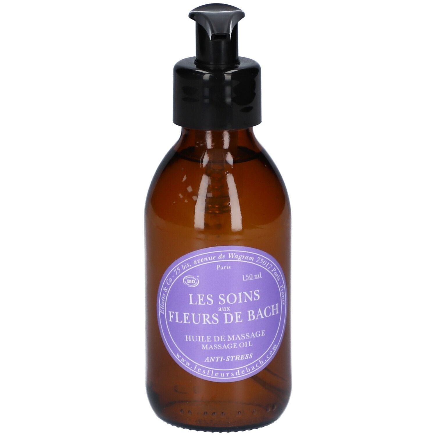 ELIXIRS & CO Les Fleurs de Bach Anti-Stress Huile de massage
