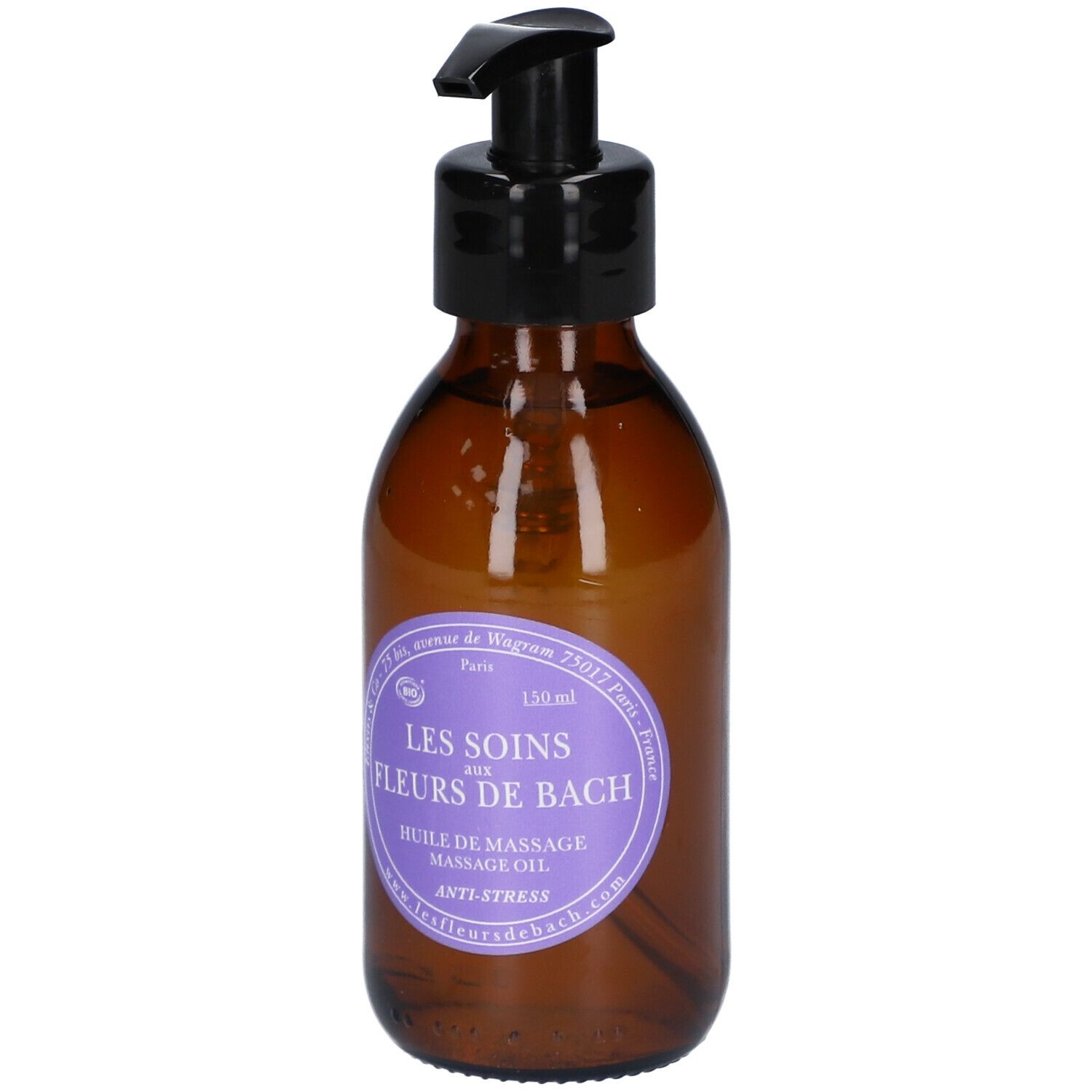 ELIXIRS & CO Les Fleurs de Bach Anti-Stress Huile de massage