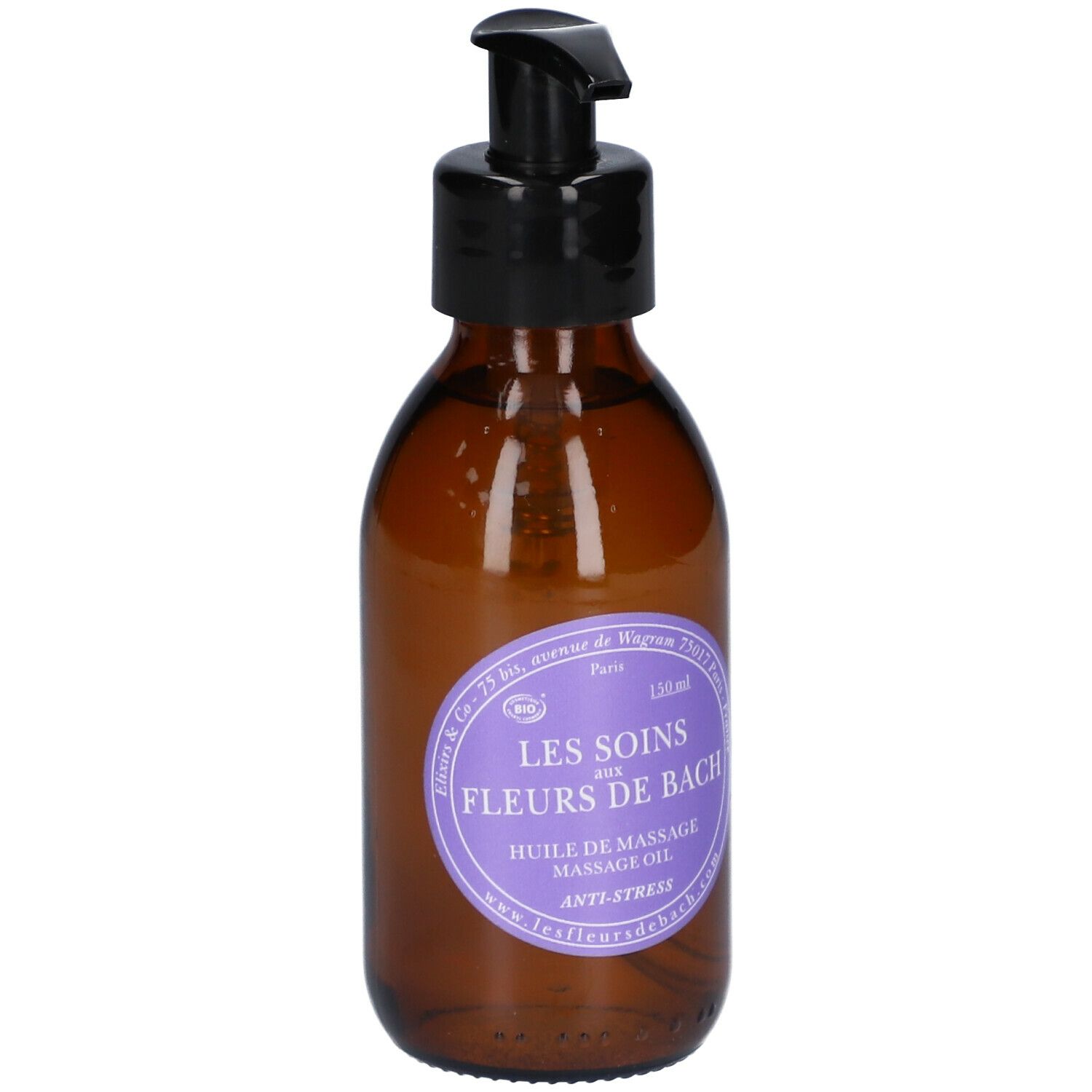 ELIXIRS & CO Les Fleurs de Bach Anti-Stress Huile de massage
