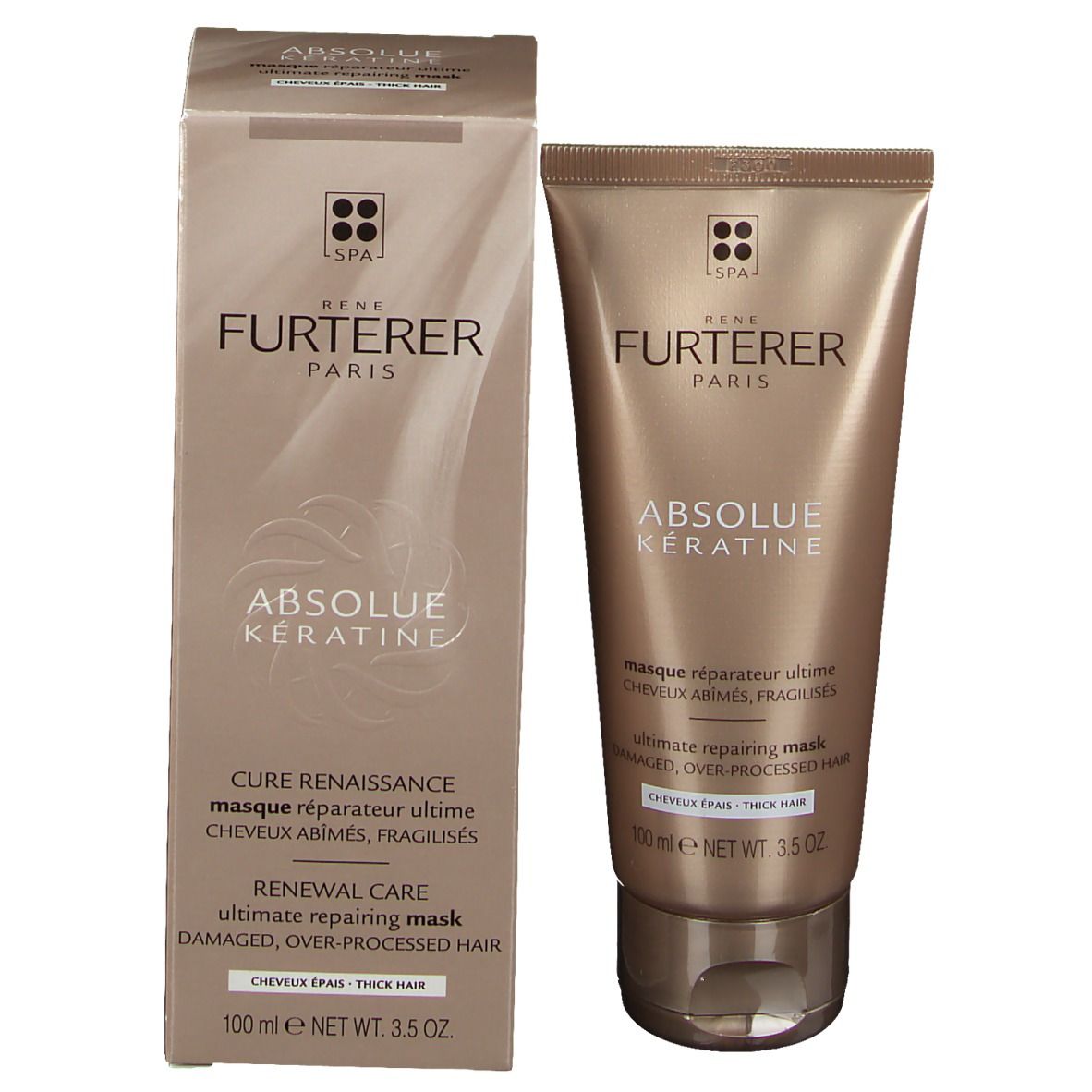 René Furterer Absolue Kératine Masque réparateur ultime Cheveux épais