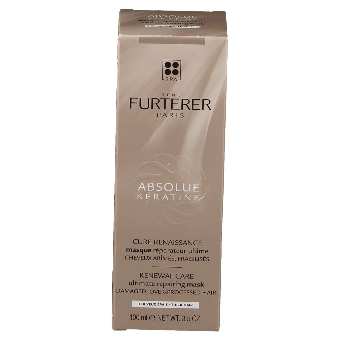 René Furterer Absolue Kératine Masque réparateur ultime Cheveux épais