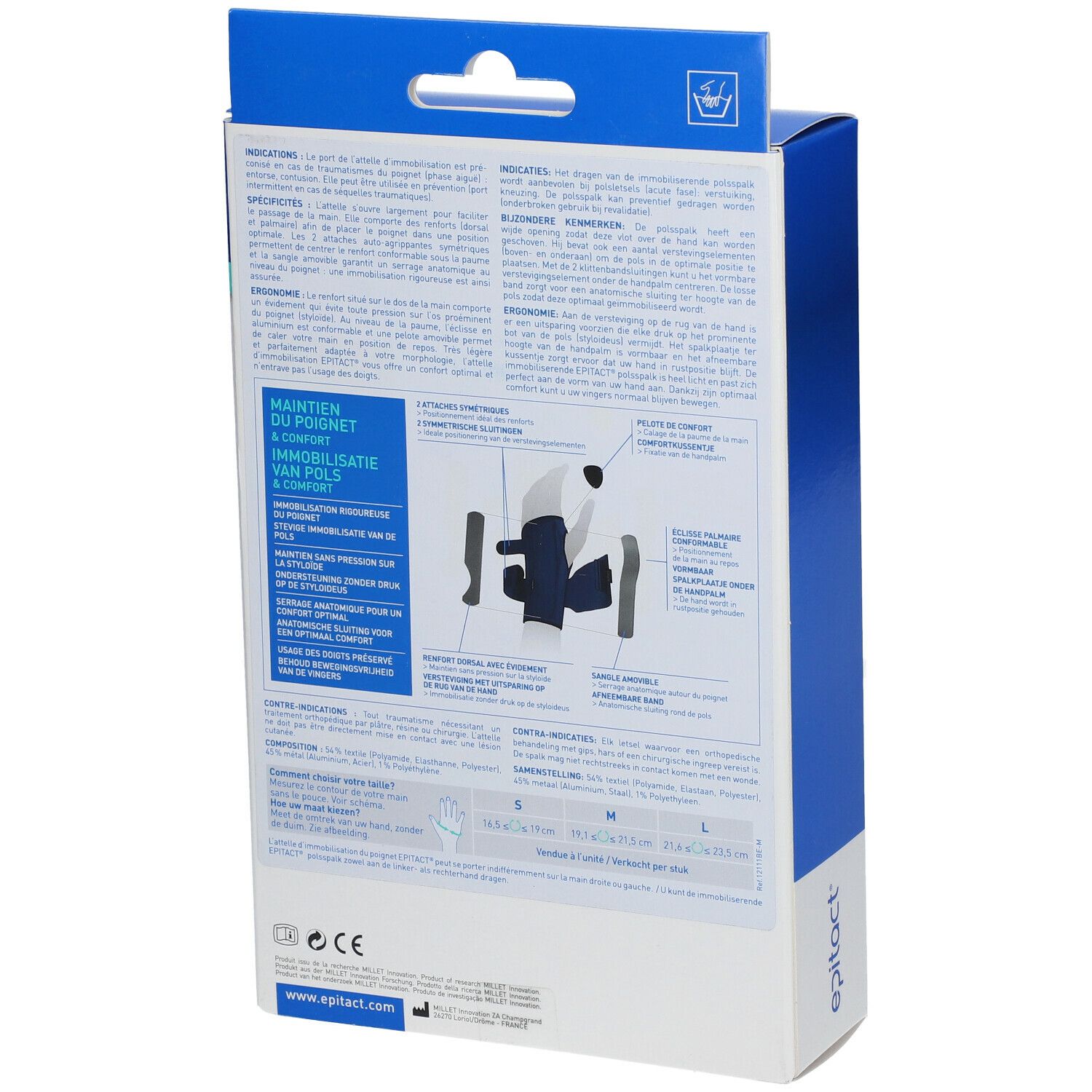 EPITACT Attelle Poignet d'Immobilisation L