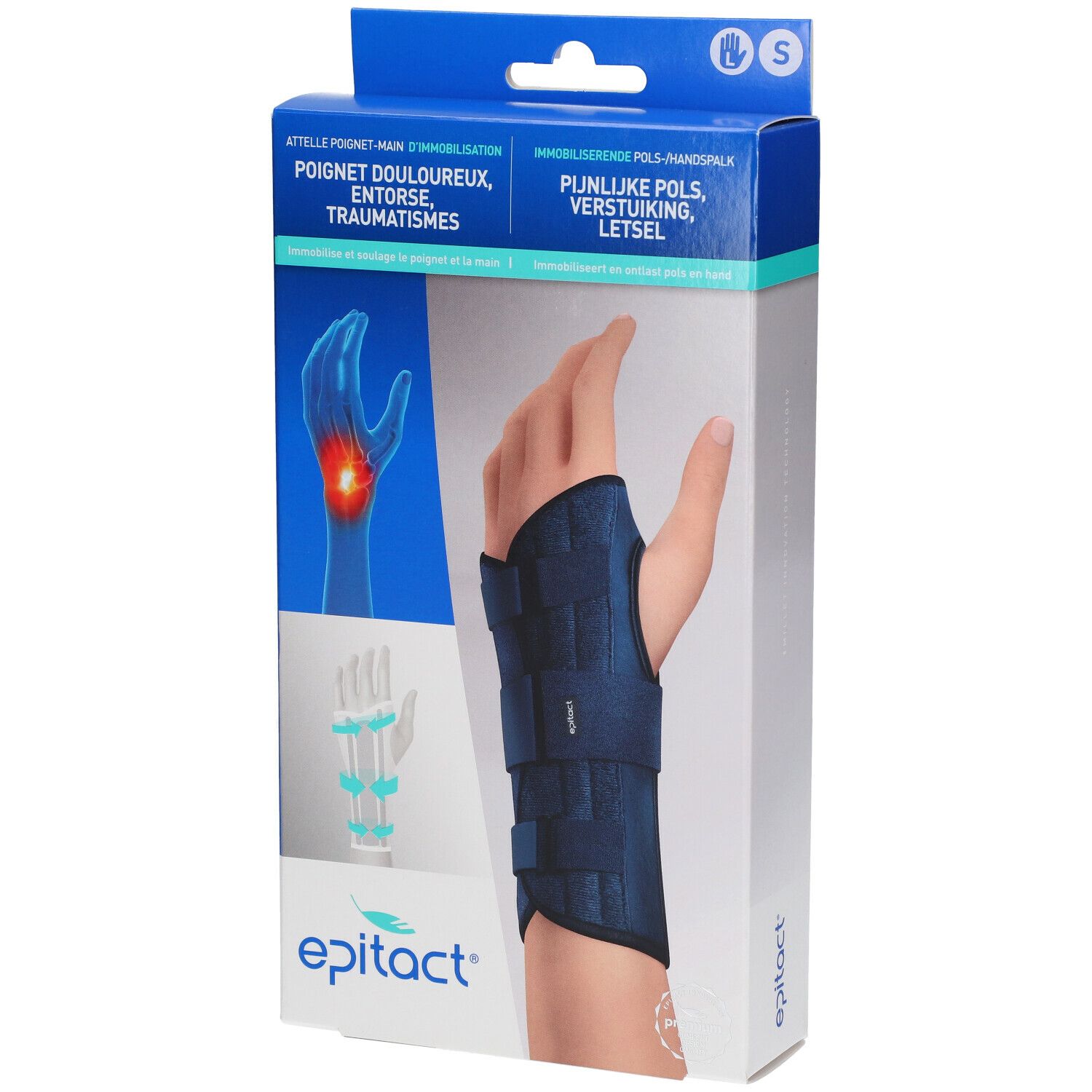 EPITACT Attelle Poignet-Main d'Immobilisation Gauche S