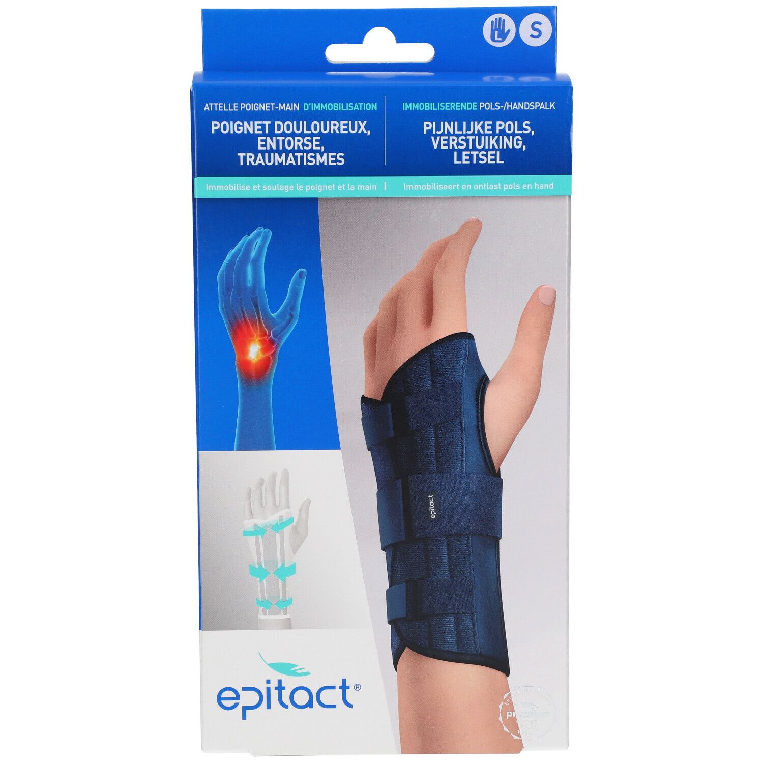 EPITACT Attelle Poignet-Main d'Immobilisation Gauche S