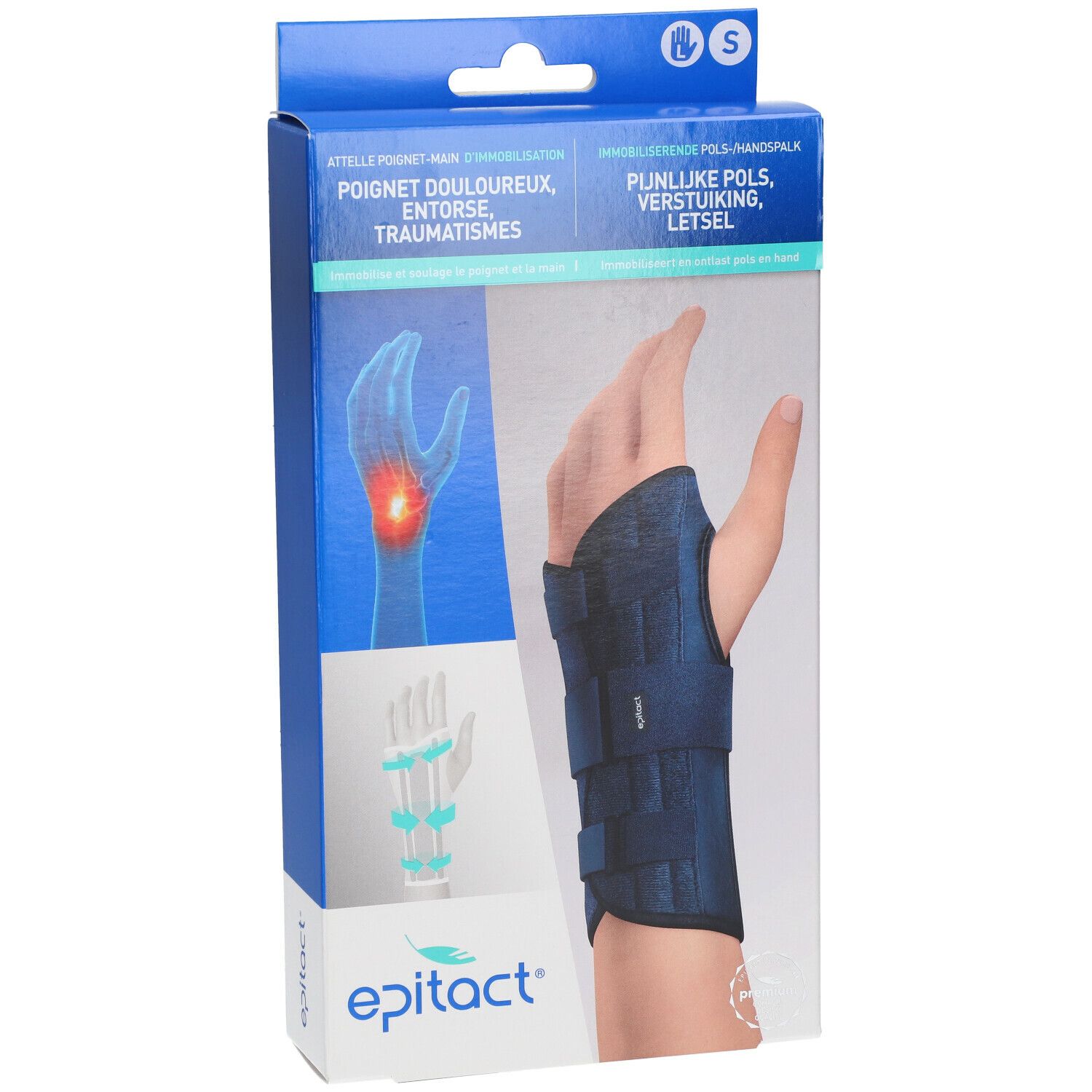 EPITACT Attelle Poignet-Main d'Immobilisation Gauche S