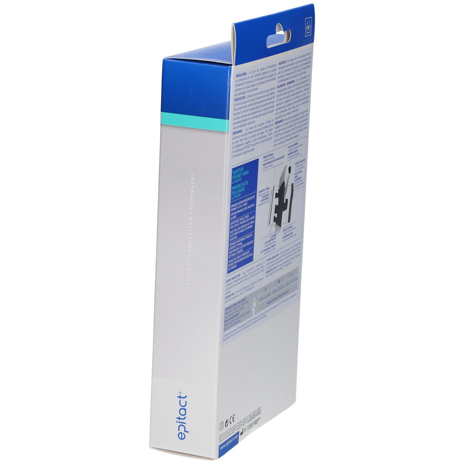 EPITACT Attelle Poignet-Main d'Immobilisation Droite M