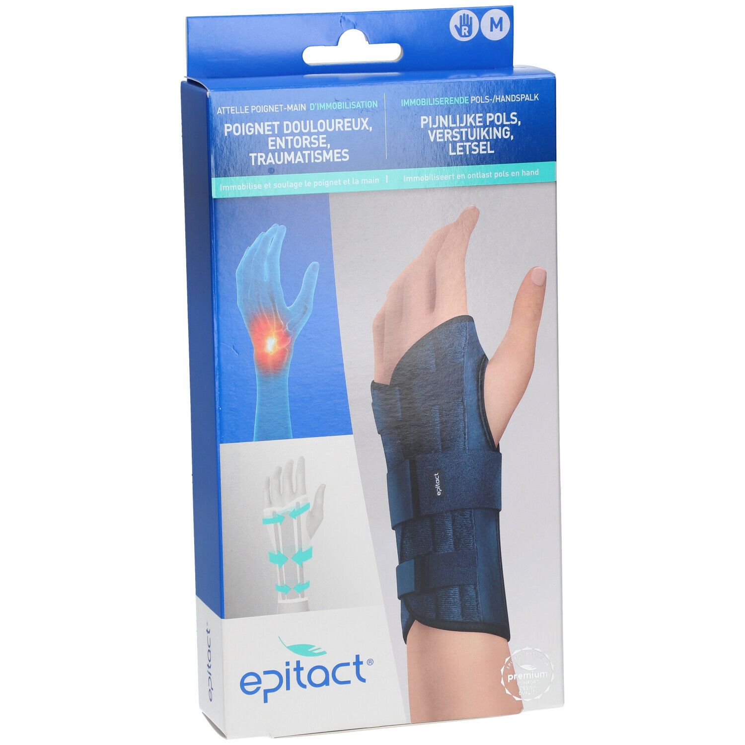EPITACT Attelle Poignet-Main d'Immobilisation Droite M