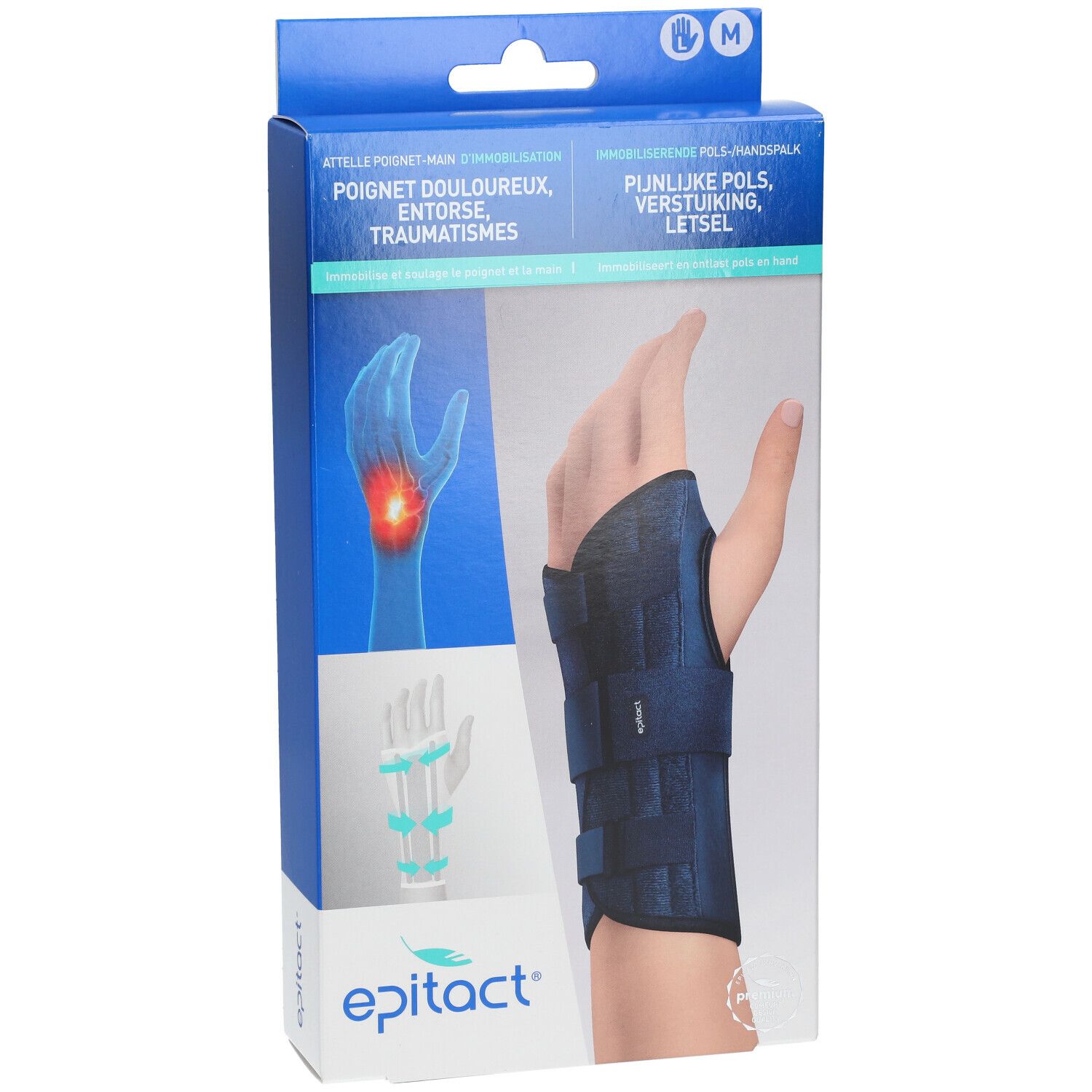 EPITACT Attelle Poignet-Main d'Immobilisation Gauche M