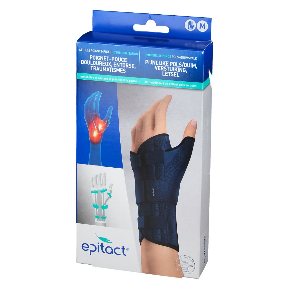 EPITACT Attelle Poignet-Pouce d'Immobilisation Gauche M