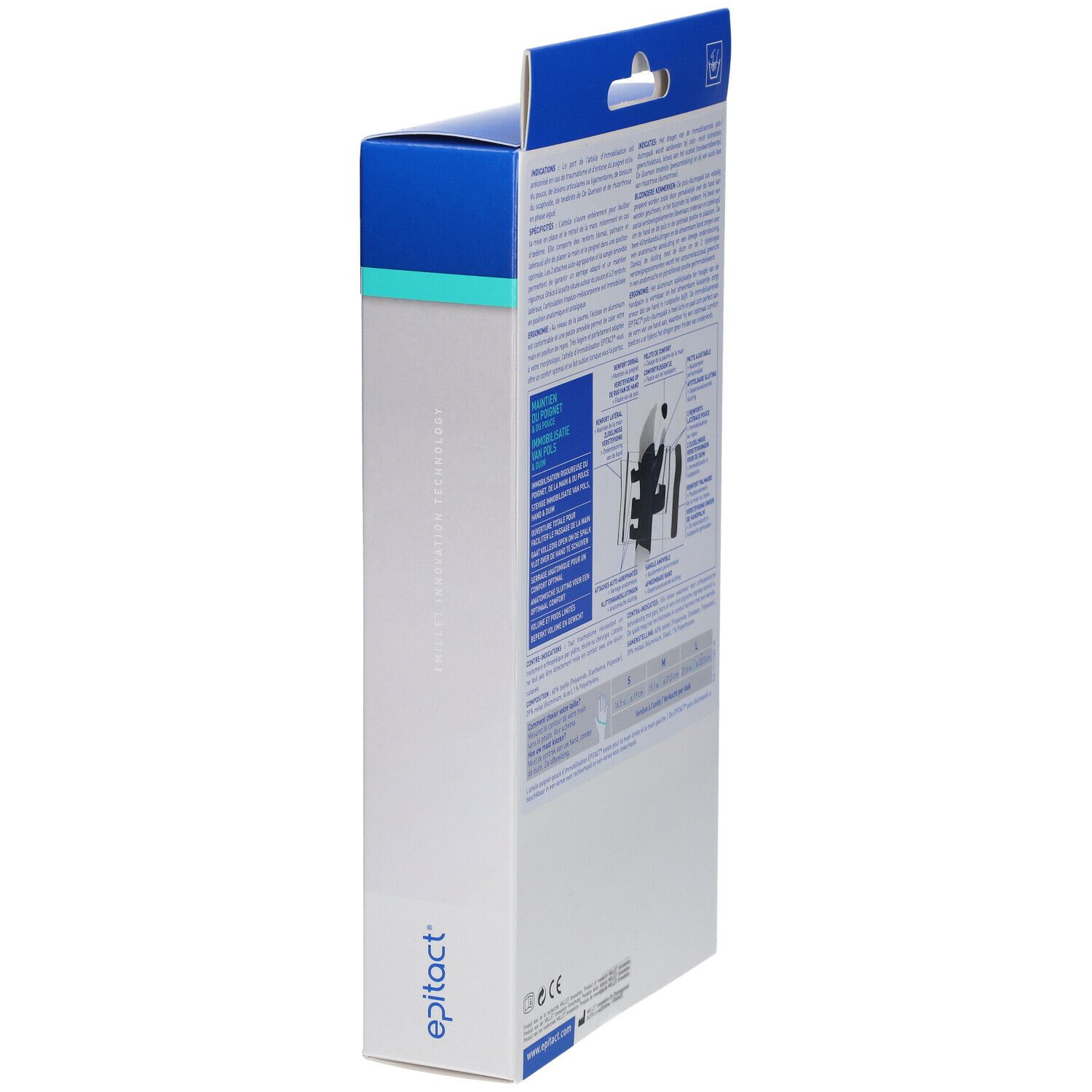 EPITACT Attelle Poignet-Pouce d'Immobilisation Droite L