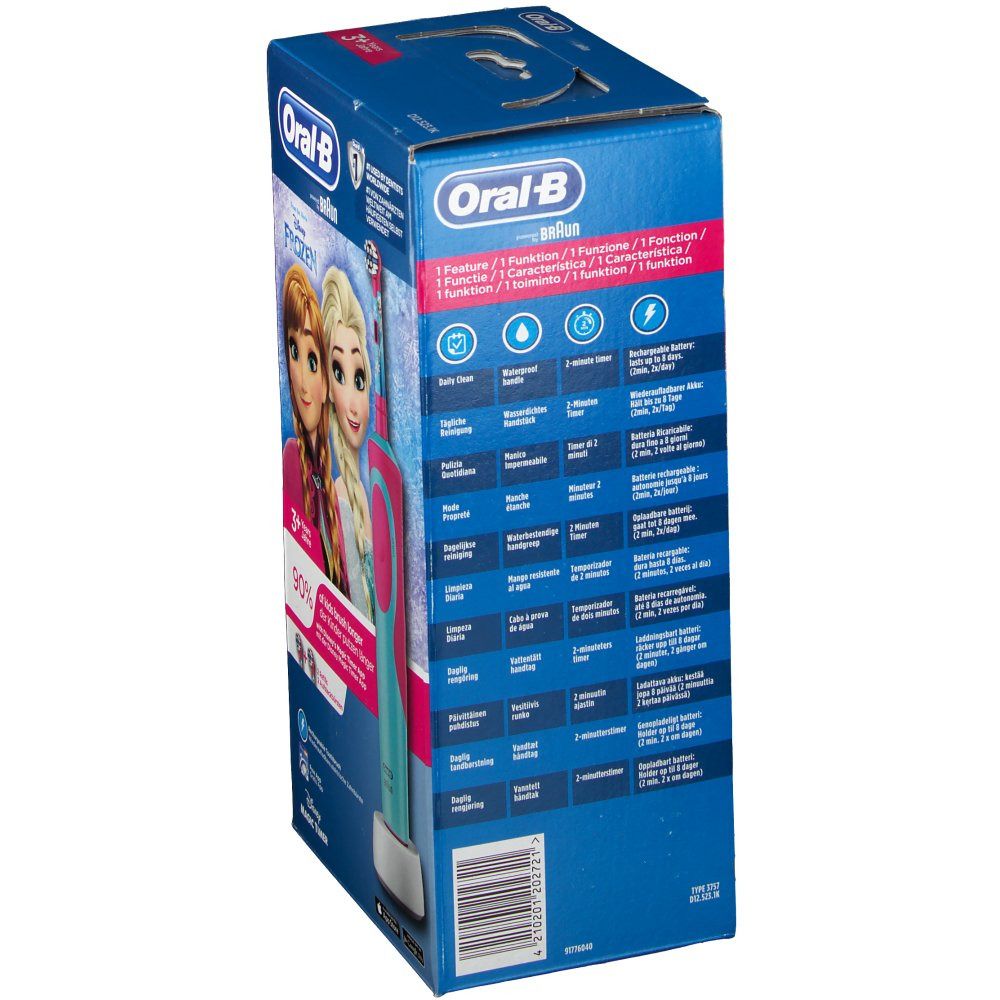 Oral-B Stages Power Reine des Neiges brosse à dents électrique rechargeable enfants