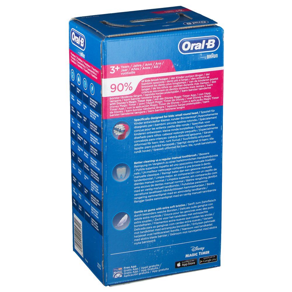 Oral-B Stages Power Reine des Neiges brosse à dents électrique rechargeable enfants
