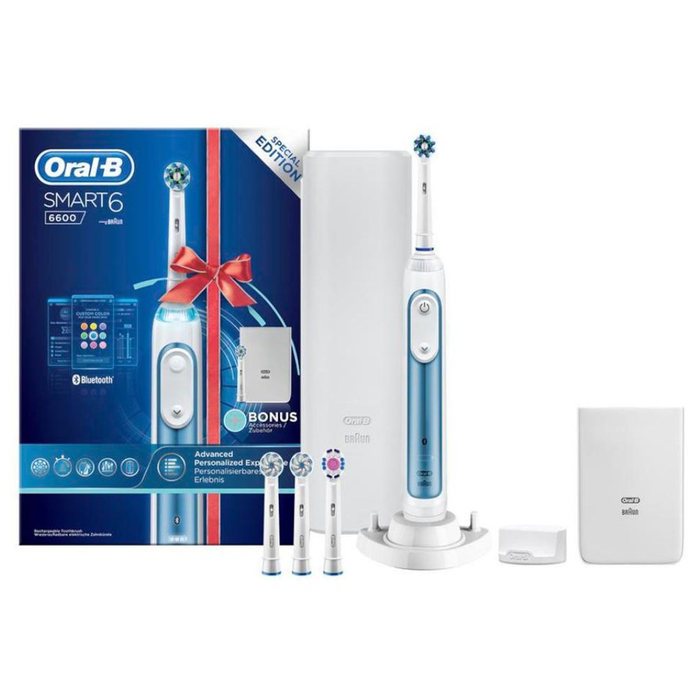 Oral-B Smart 6600 Blue  Brosse À Dents Électrique Rechargeable
