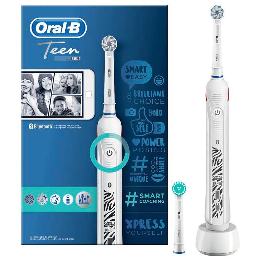 Oral-B TEEN Brosse À Dents Électrique Rechargeable White