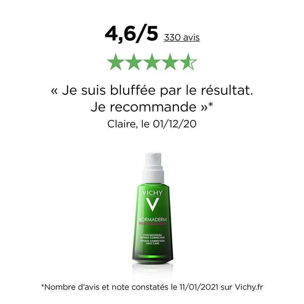 Vichy Normaderm Phytosolution Soin Correcteur Imperfections Double Action