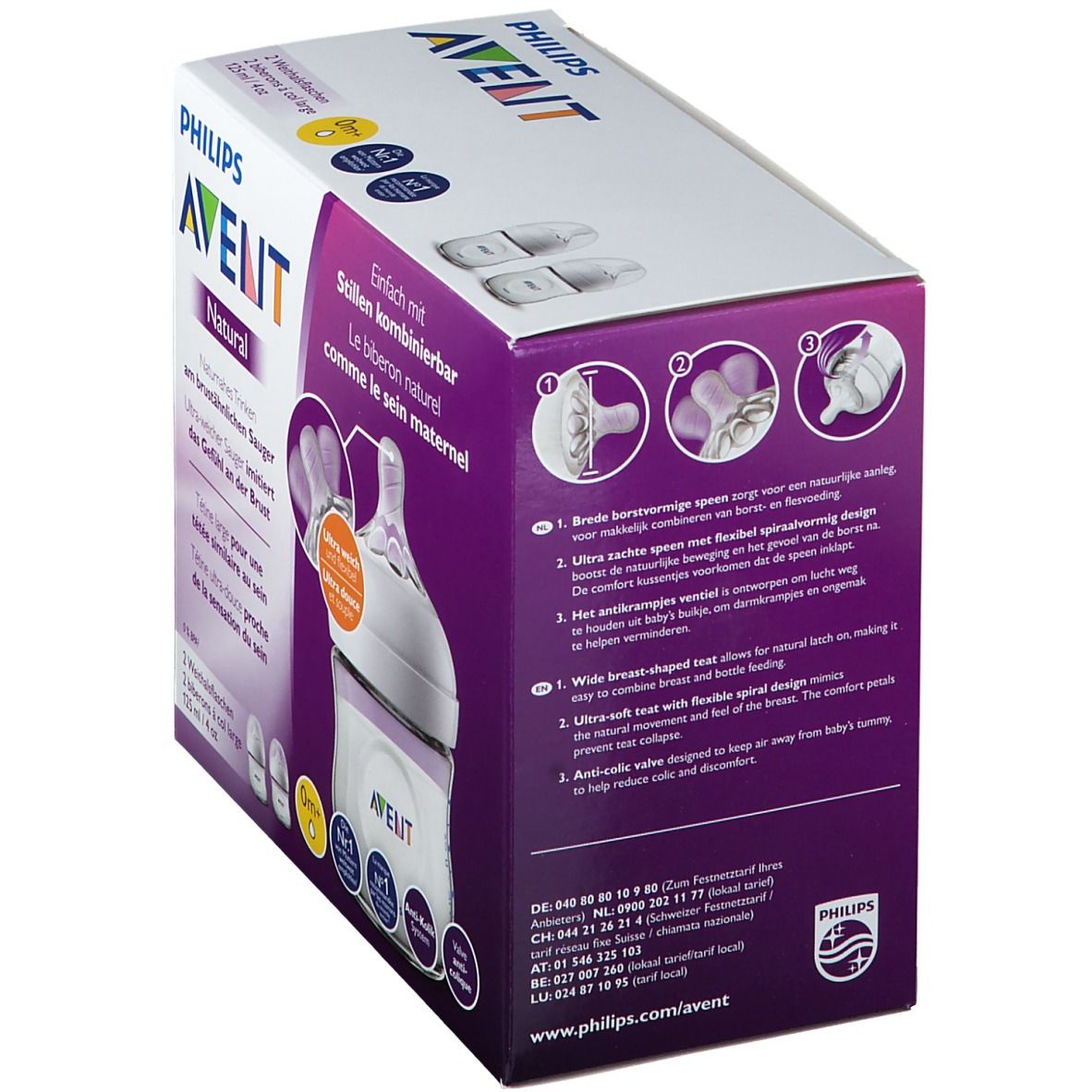 Biberón Philips Avent 11 oz - 325 ml classic