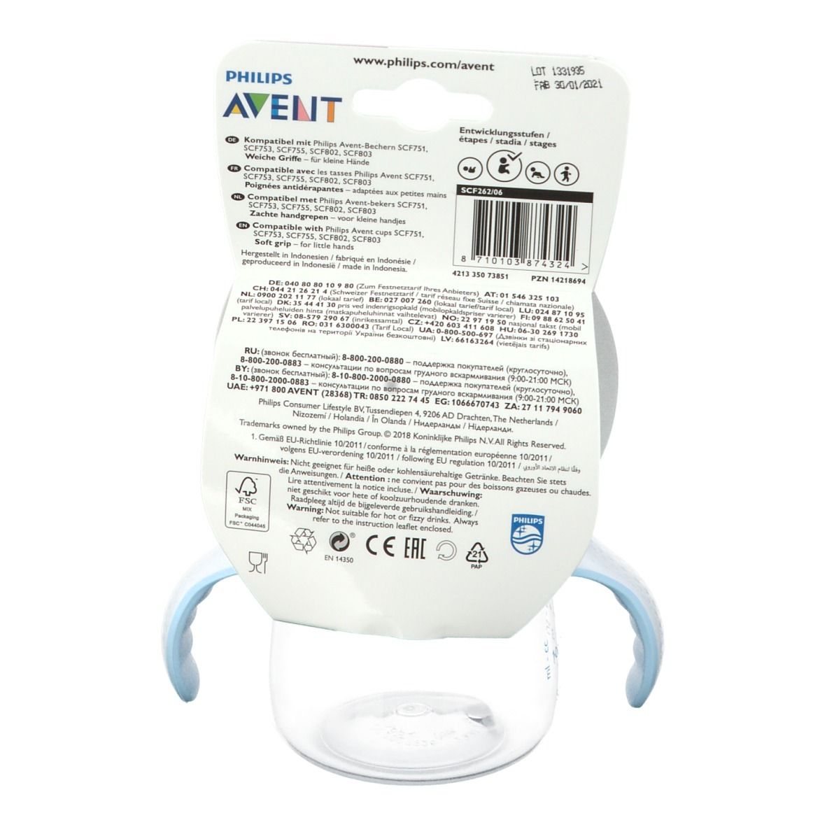 Philips AVENT Natural Biberon évolutif 150 ml