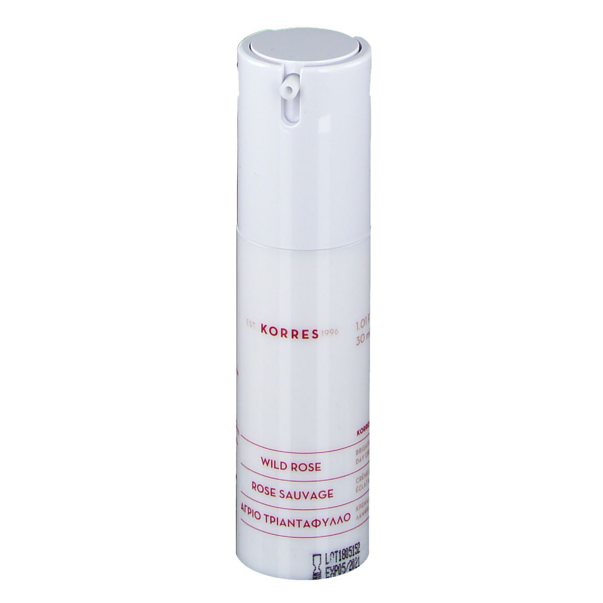 Korres Wild Rose Crème de jour Peaux grasses