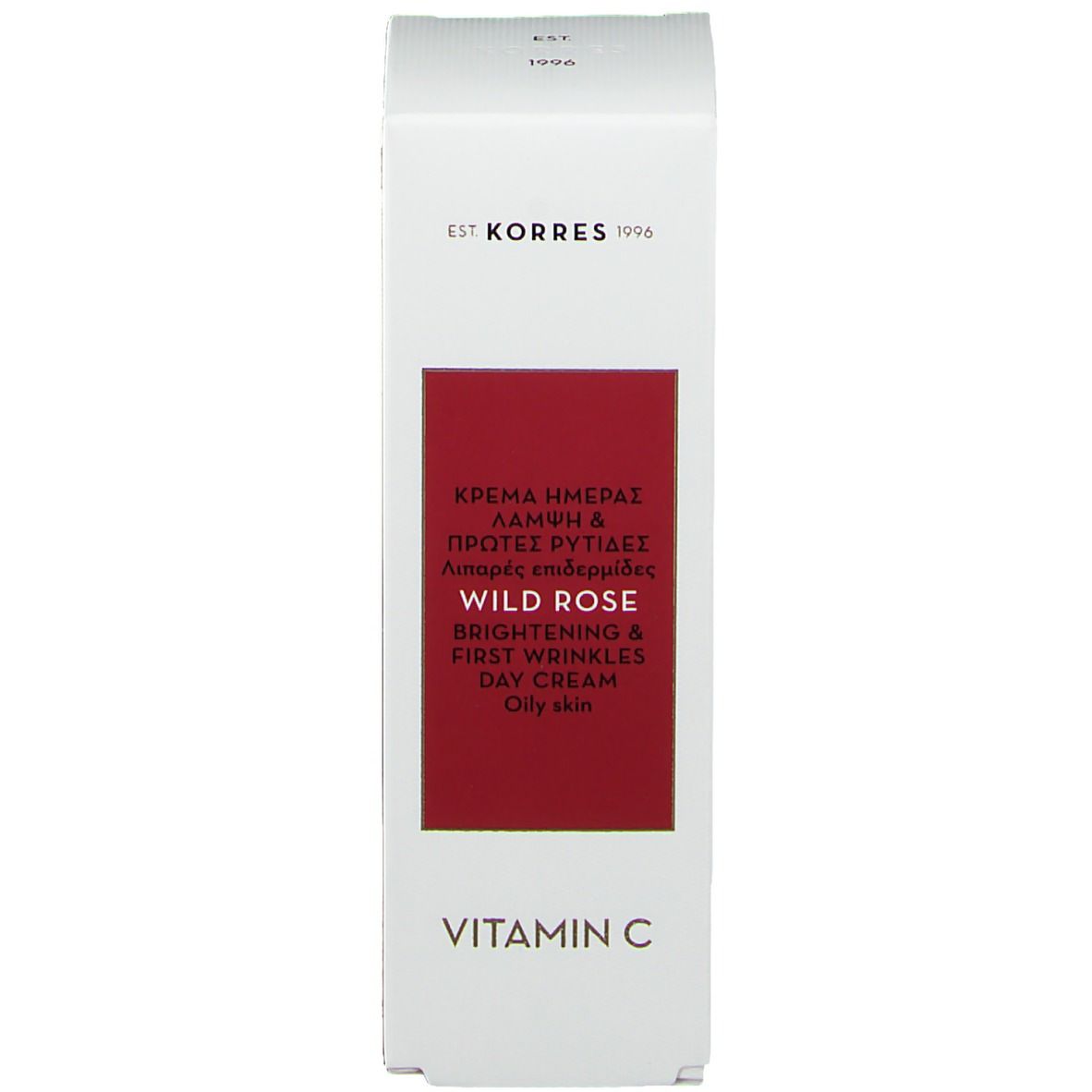 Korres Wild Rose Crème de jour Peaux grasses
