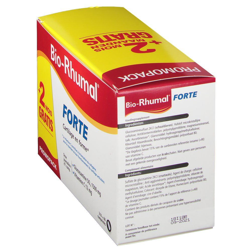 Bio-Rhumal Forte 1500mg + 60 Comprimés GRATUITS
