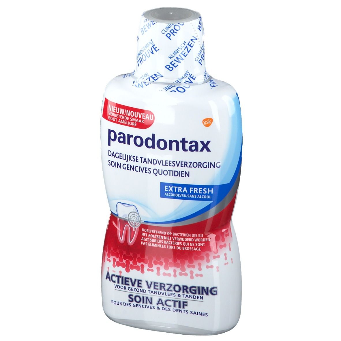 Parodontax Bain de Bouche Soin Gencives Quotidiens Extra Fresh