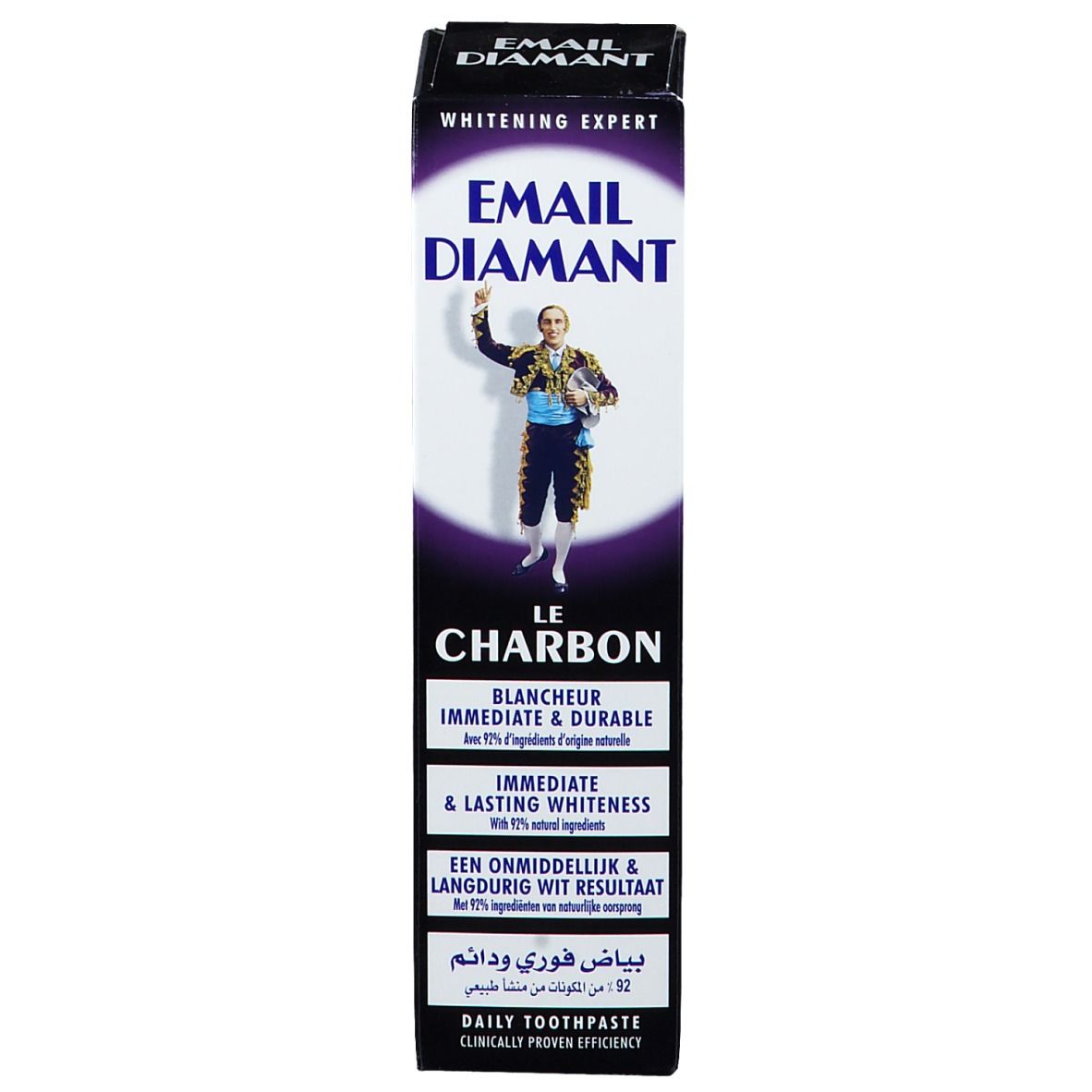 Email Diamant Le Charbon Dentifrice 75 ml - Redcare Pharmacie