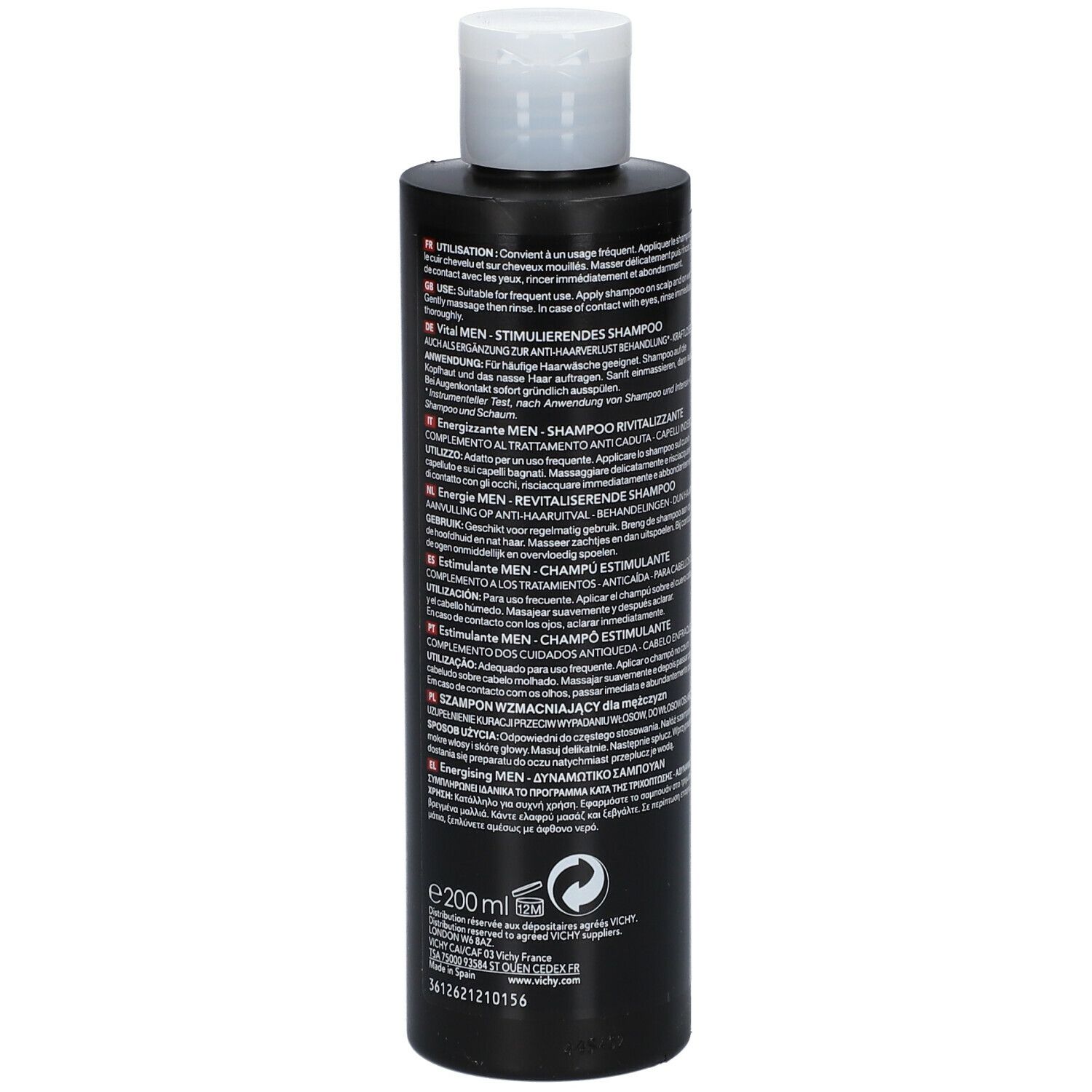 Vichy Dercos Aminexil Chute de Cheveux Shampooing Hommes