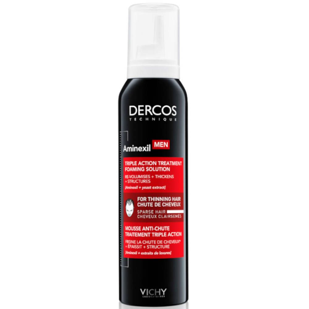 VICHY Dercos Aminexil Men Mousse Anti-Chute Traitement Triple Action
