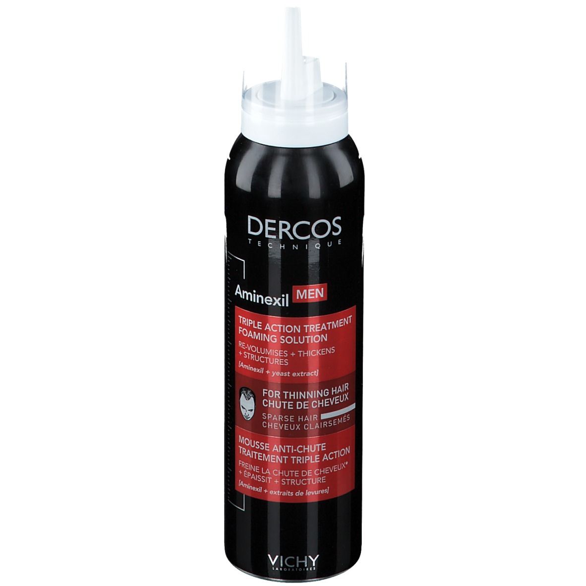 VICHY Dercos Aminexil Men Mousse Anti-Chute Traitement Triple Action