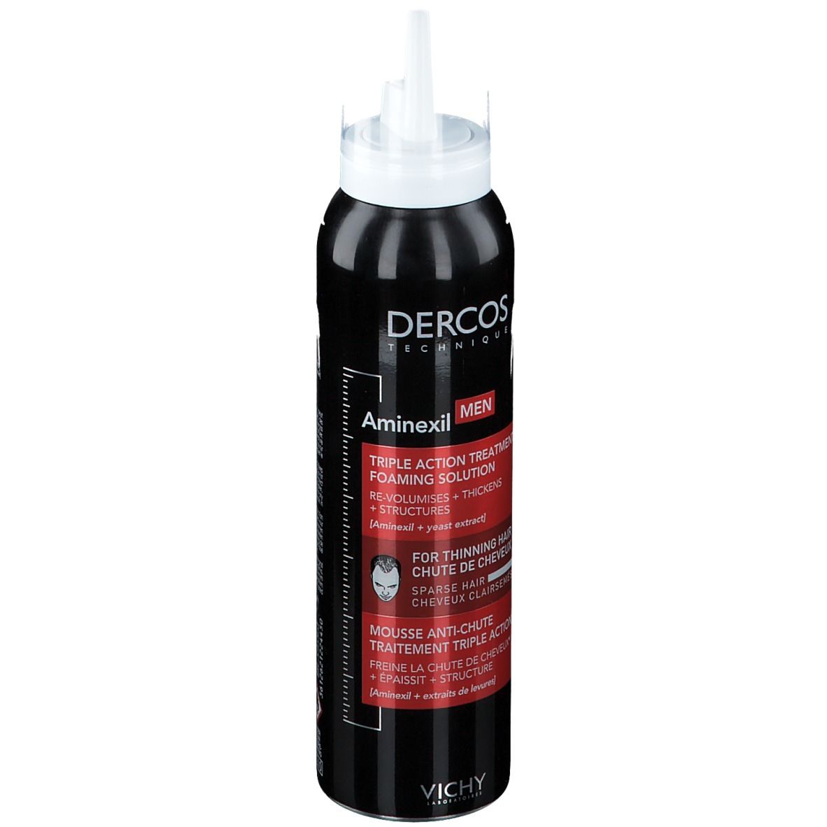 VICHY Dercos Aminexil Men Mousse Anti-Chute Traitement Triple Action