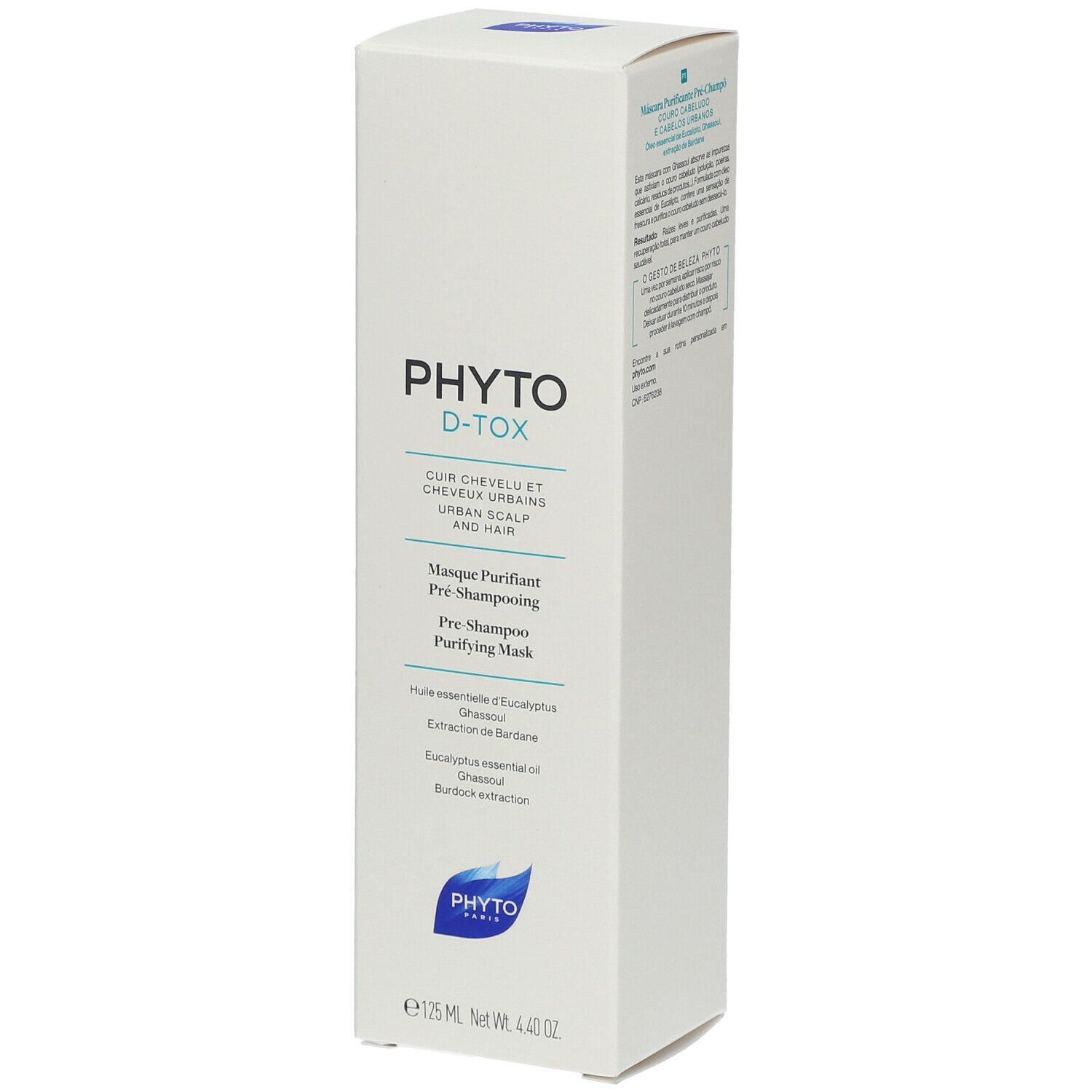 PHYTO PHYTODETOX Masque purifiant pré-shampooing