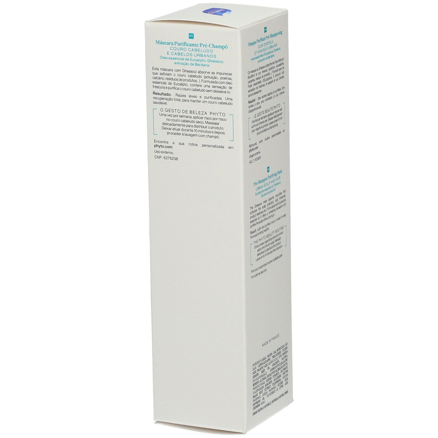 PHYTO PHYTODETOX Masque purifiant pré-shampooing