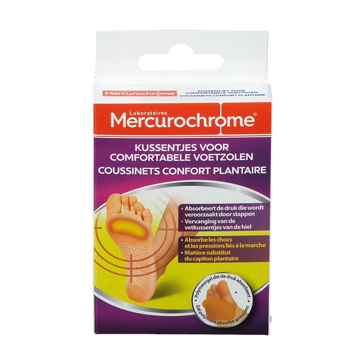 Mercurochrome® Coussinets confort plantaire