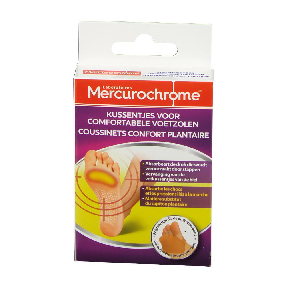 Mercurochrome® Coussinets confort plantaire