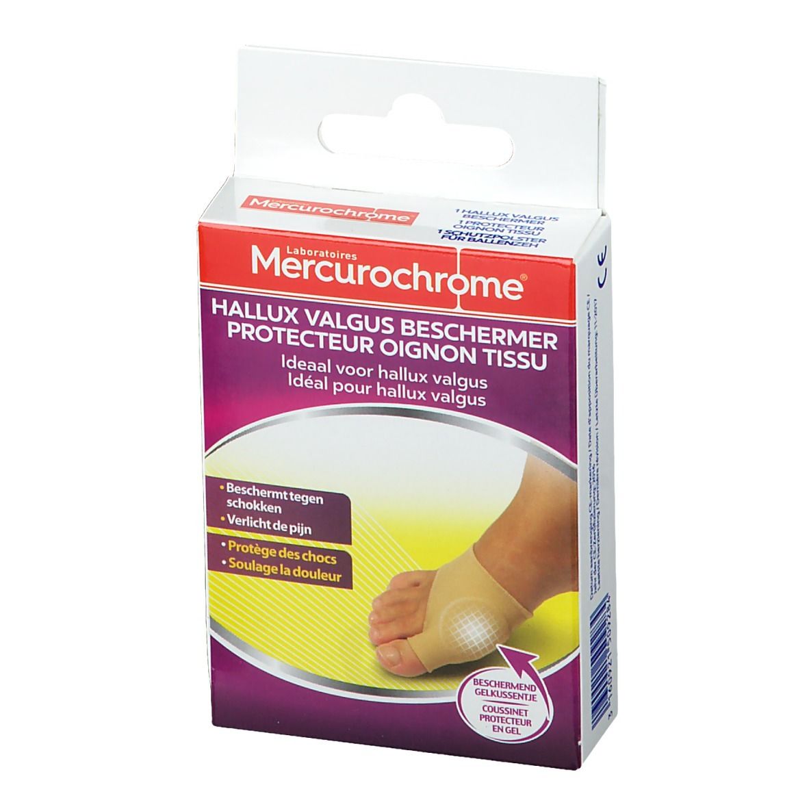 Mercurochrome® Protecteur oignon tissu