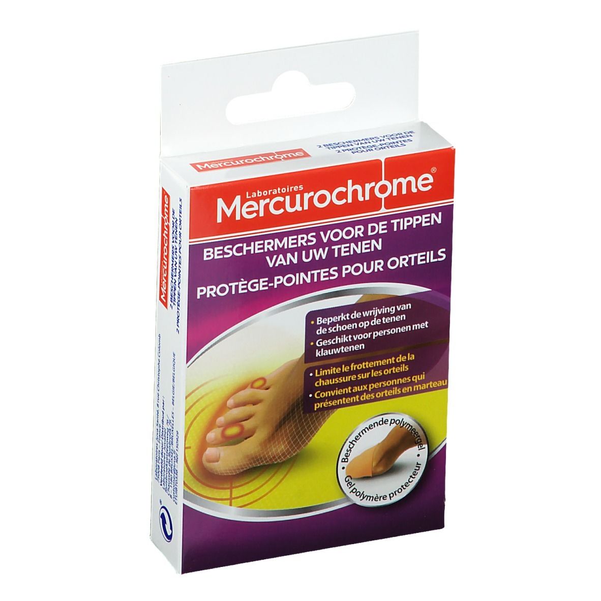 Mercurochrome® ProtègePointe pour orteils 2 pc(s) Redcare Pharmacie — free download