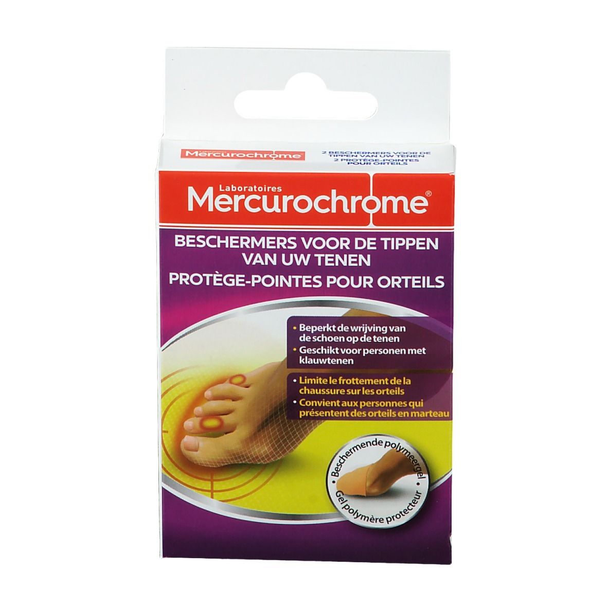 Mercurochrome® ProtègePointe pour orteils 2 pc(s) Redcare Pharmacie — free download