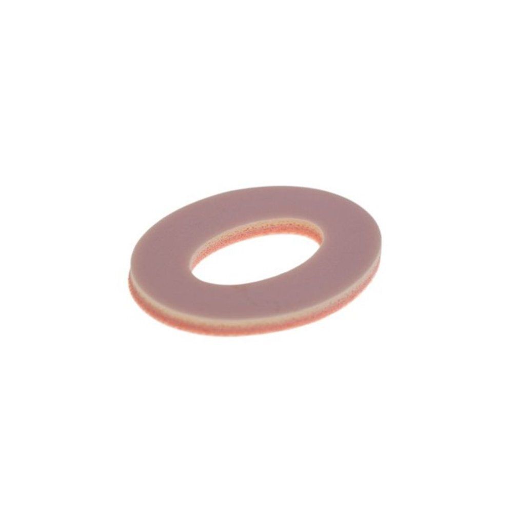 Protection de pied ovale, beige-rose. Matériau en mousse. Découpe ovale.