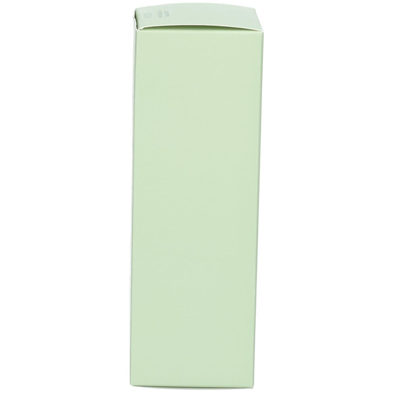 Boîte vert clair. Pas de marque ni de nom de produit visible.