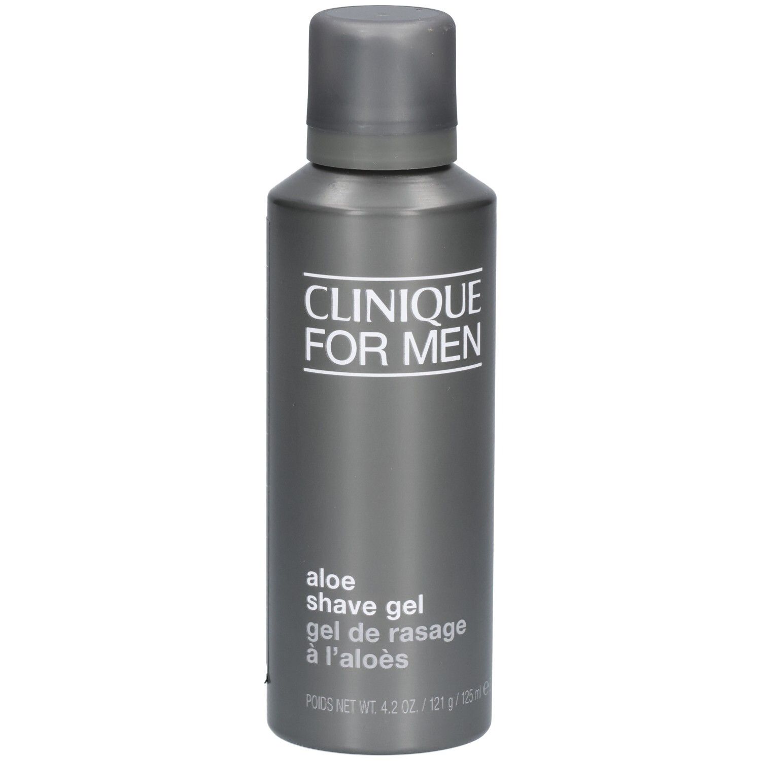 Flacon de gel de rasage Clinique For Men à l'aloe.
