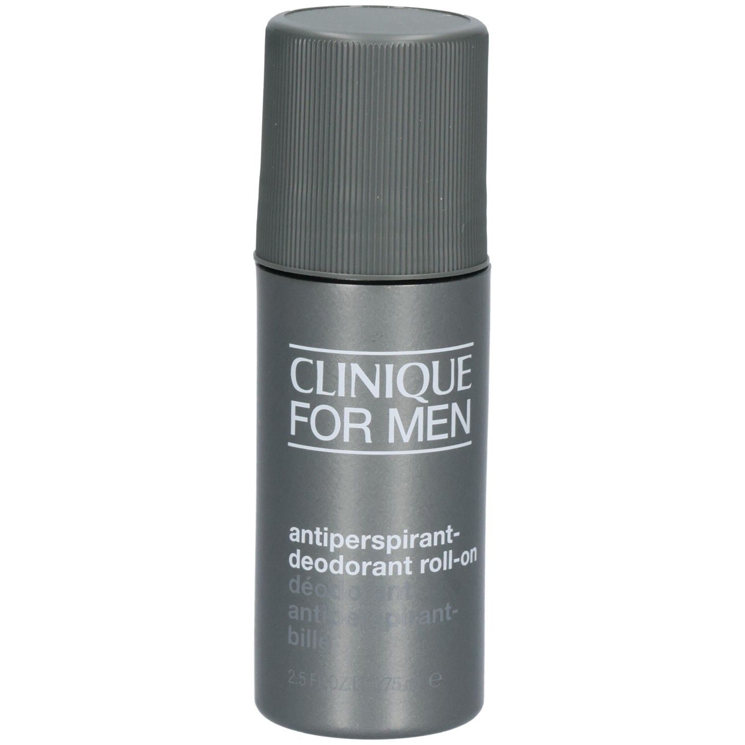 Clinique For Men Antiperspirant-Deodorant Roll-on, gros plan du produit.