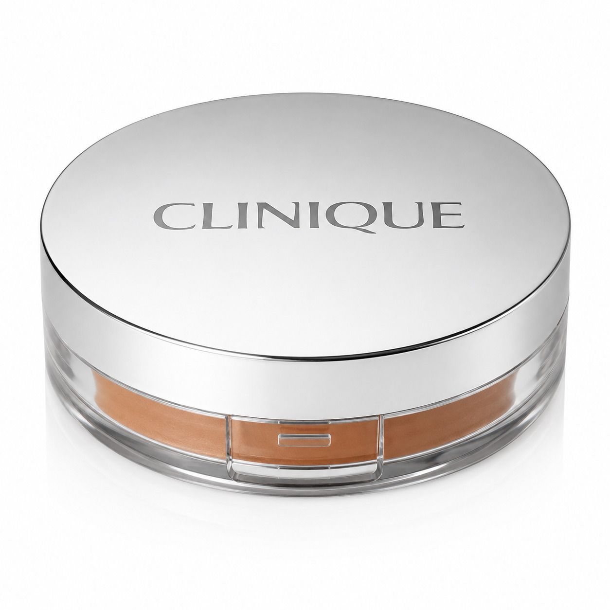 Emballage Clinique Stay-Matte Sheer Pressed Powder, teinte 04 Stay Honey.