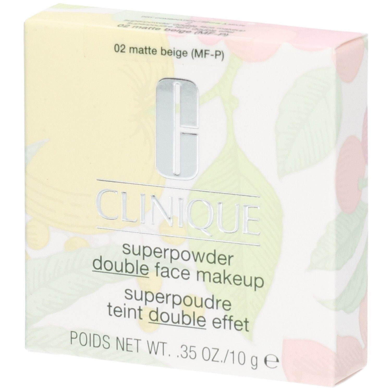Boîte Clinique Superpowder Double Face Makeup, 02 Matte Beige.