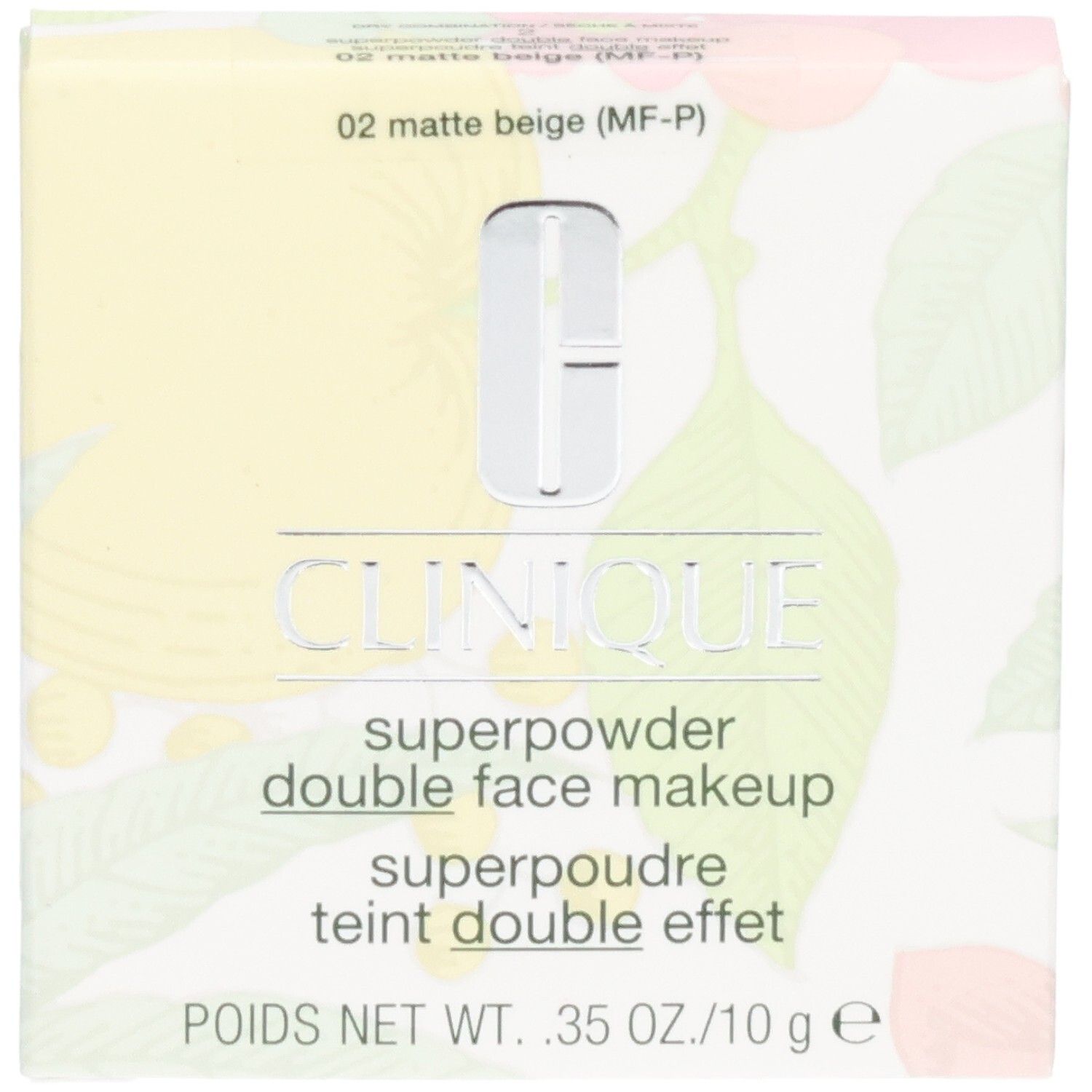 Boîte Clinique Superpowder Double Face Makeup, 02 Matte Beige.