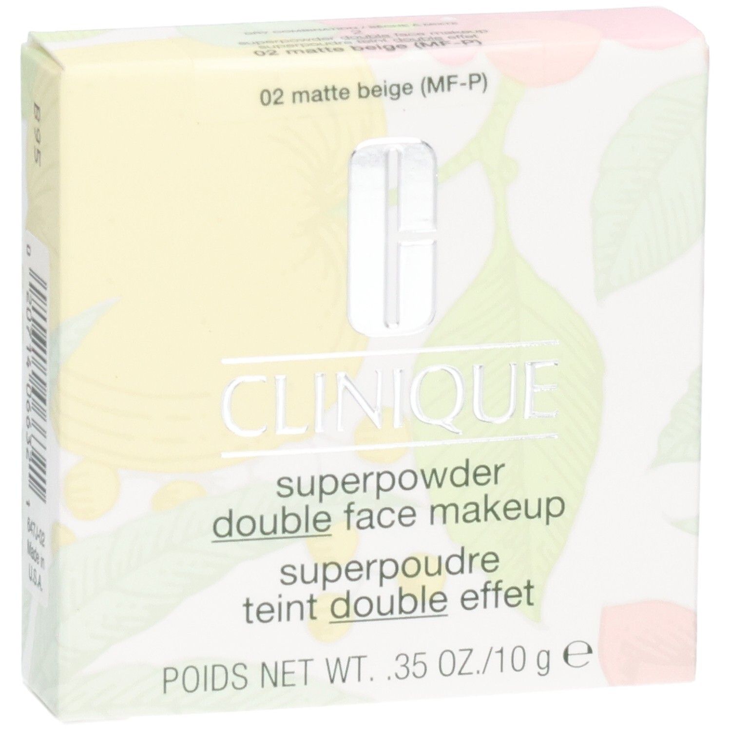 Boîte Clinique Superpowder Double Face Makeup, 02 Matte Beige.